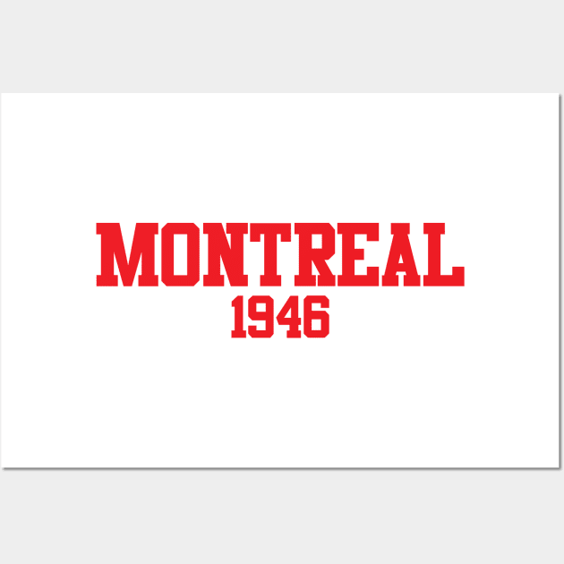 Montreal 1946 Wall Art by GloopTrekker